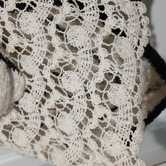 FREE PEOPLE HAVANA CROCHET HOODIE CARDIGAN S - Picture 6 of 7